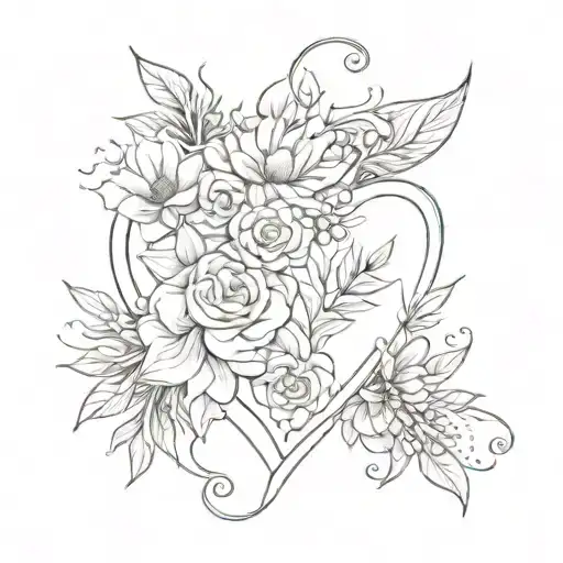 Love, Life, and Kindness tattoo design idea