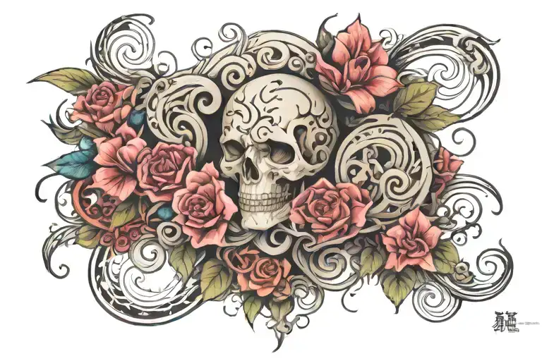 Infinite progress 花体字 tattoo design idea