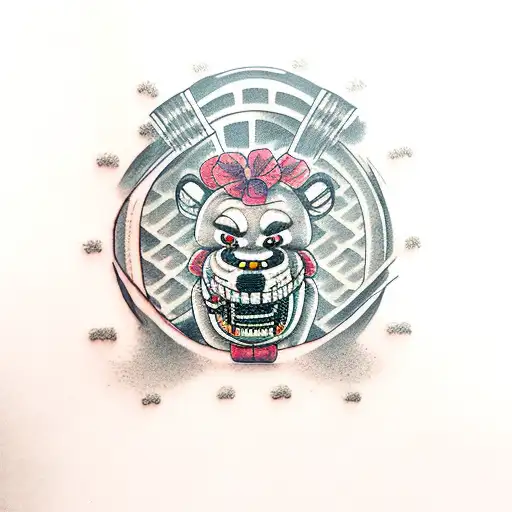 five nights at freddys characters  tattoo design idea