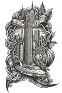 NYC sleeve tattoo tattoo design idea