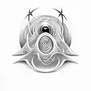 Dune Sandworm tattoo design idea