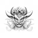 satyr tattoo design idea