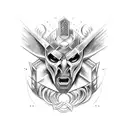 Martillo de thor tattoo design idea