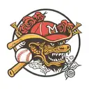 Missouri and baseball diamond tattoo design idea