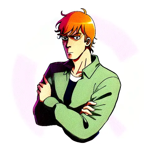 bojack horseman and rick  tattoo design idea