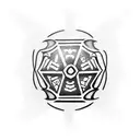 dice tattoo design idea