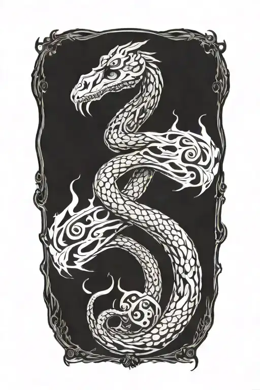 harry potter dark mark tattoo design idea
