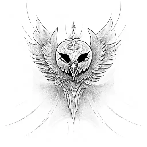 ave fenix tattoo design idea