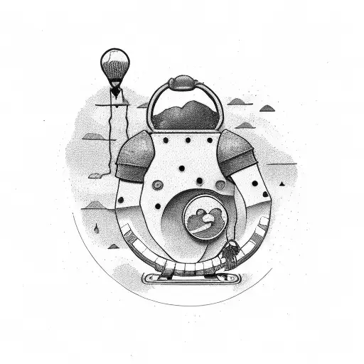Distant father son relationship tattoo design idea