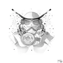 Distant father son relationship tattoo design idea