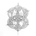 Celtic Trinity Knot tattoo design idea