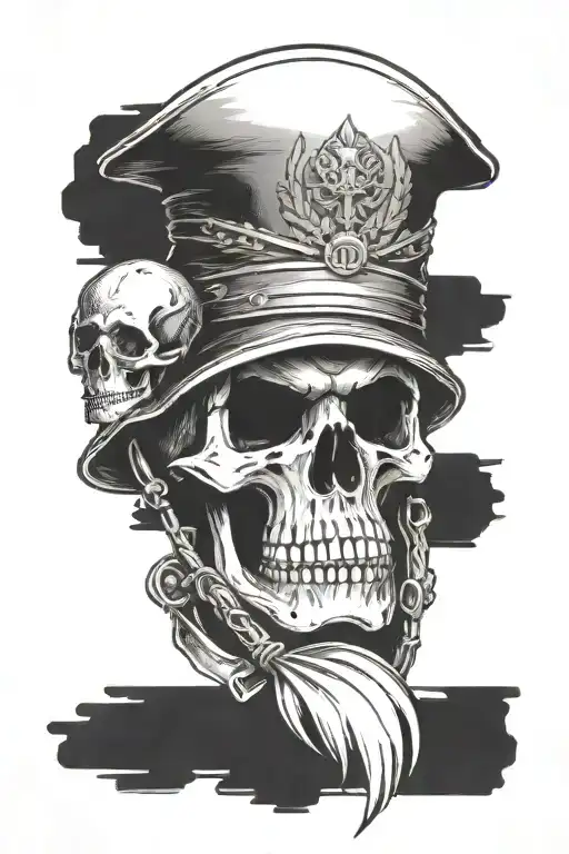 skull soldier death forearm tattoo tattoo design idea