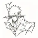 devil may cry jester tattoo design idea