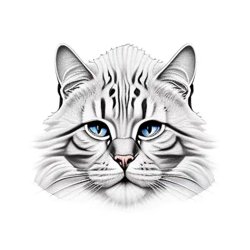 pimp garfield tattoo design idea