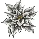 poinsettia flower tattoo tattoo design idea