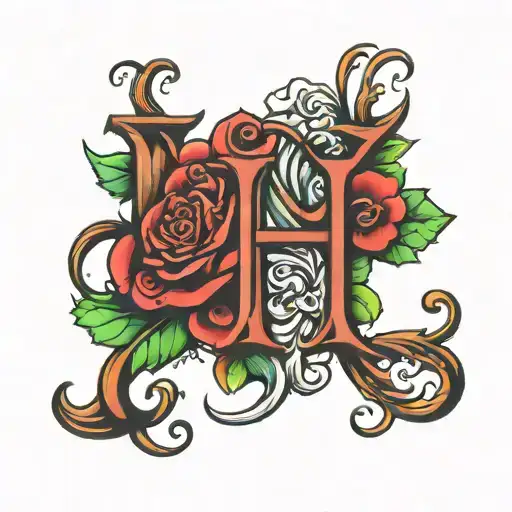initials a g r d n tattoo design idea