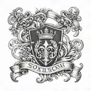 scottish and nova scotian  dyer family name tattoo design idea
