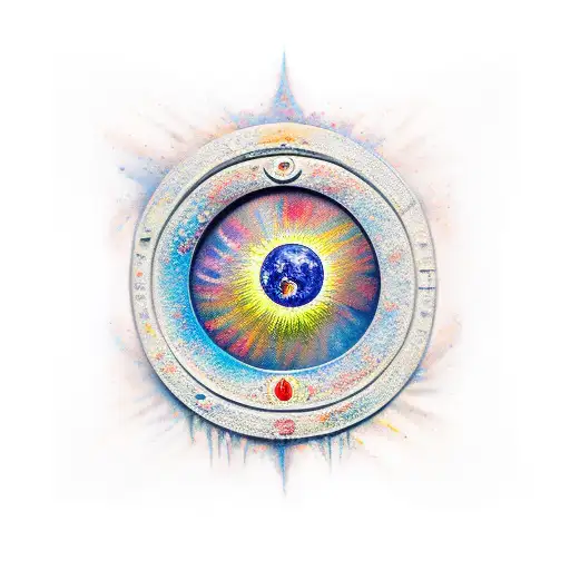 brujua lunay sol tattoo design idea