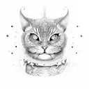 brujula lunay sol tattoo design idea