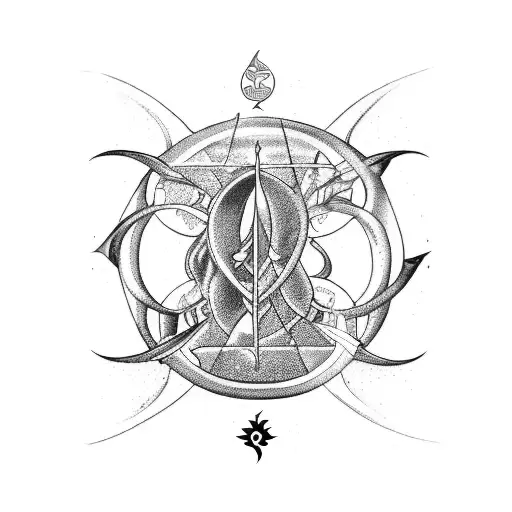 Pisces, Libra and Taurus signs combined  tattoo design idea