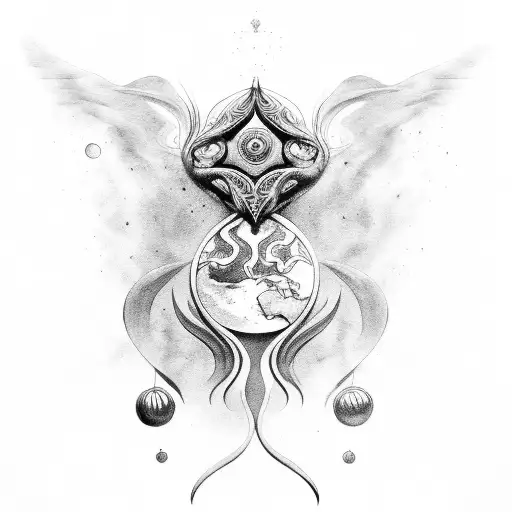 aquarius tattoo design idea