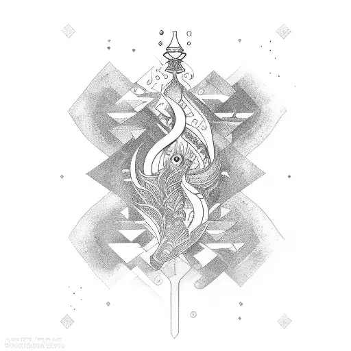 aquarius tattoo design idea