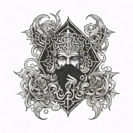omerta code of silence tattoo design idea