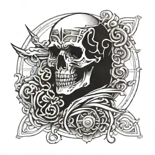 omerta code of silence tattoo design idea