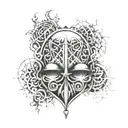 omerta code of silence tattoo design idea