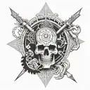 omerta code of silence tattoo design idea