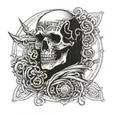 omerta code of silence tattoo design idea