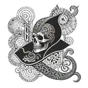 omerta code of silence tattoo design idea