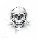 skull  tattoo design idea