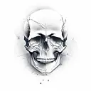 skull  tattoo design idea