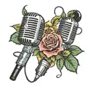 the microphones the glow pt2 tattoo design idea