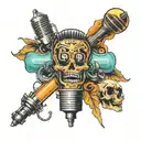 the microphones the glow pt2 tattoo design idea