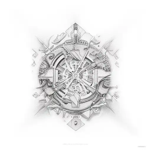 physics tattoo design idea