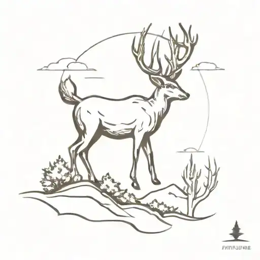 Central Oregon tattoo design idea