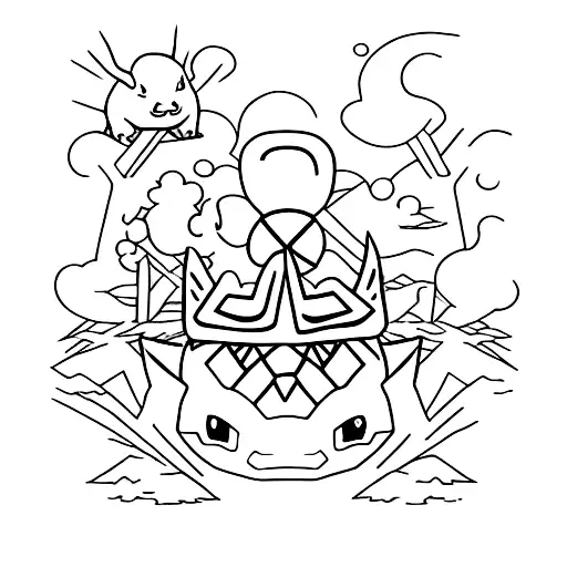 bulbasaur tattoo design idea