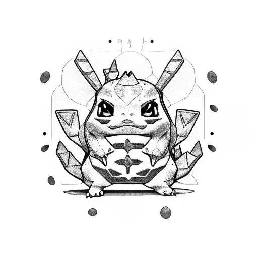 bulbasaur tattoo design idea