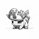 bulbasaur tattoo design idea