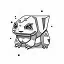 bulbasaur tattoo design idea