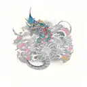 cyber security  tattoo design idea