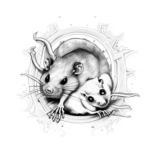 Rat Tattoo Design Images (Rat Ink Design Ideas) | Rat tattoo, Mouse tattoos,  Animal tattoos