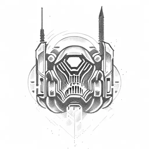 Doom slayer tattoo design idea