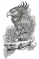 pontiac firebird tattoo design idea
