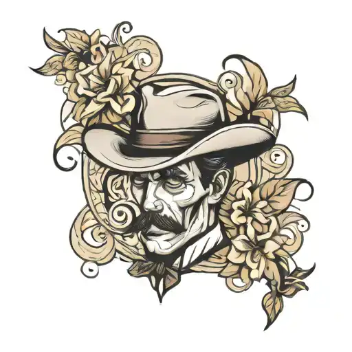 Doc Holliday inspired design tattoo design idea