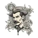 Doc Holliday inspired design tattoo design idea