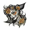 face tattoo tattoo design idea