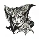 face tattoo tattoo design idea